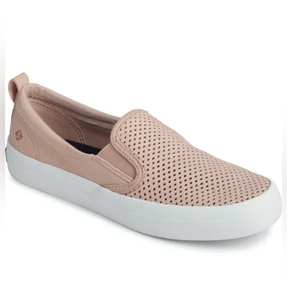 Sperry | Women's Crest Twin Gore Perforated Slip-On Sneakers, Size 5.5 NWOT - Picture 1 of 15
